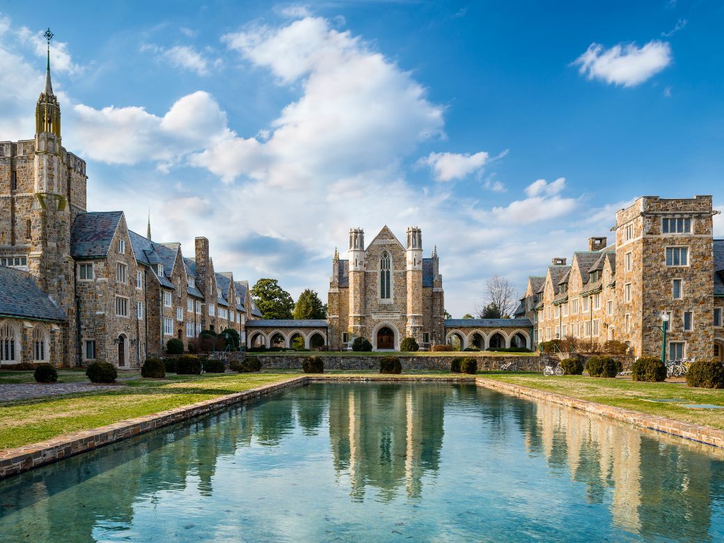 A US college campus